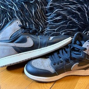 Nike Boy’s Black and Brown High-Top Sneakers Air Jordan